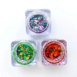 네일 글리터 파우더 3컬러 셀프네일 아트 재료 (WFKBJI4)