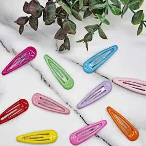 1세트 랜덤 헤어 5P 똑딱핀 컬러똑딱핀 유광