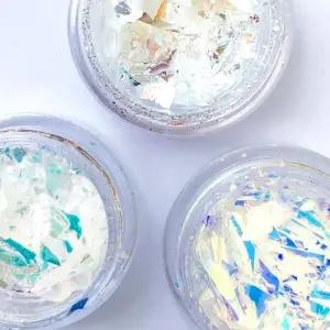 글리터파우더 셀프네일 재료 3컬러 네일아트용품 (WFKBJHG)