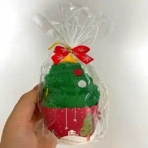 ( )겨울 답례품 수건 타올 개별포장 크리스마스 트리