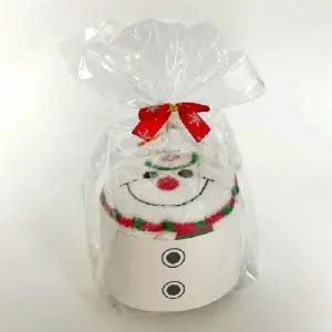 ( )겨울 답례품 수건 타올 개별포장 눈사람