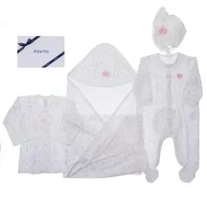 갤러리아 (압소바말띠출산신생아저고리)꽃토끼뱀부배냇저고리+속싸개+모