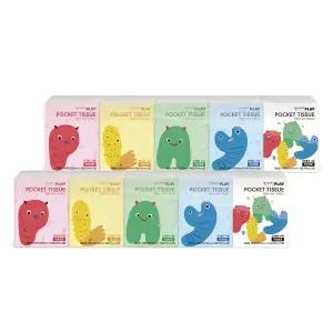 [한예지] PLAY 천연펄프 3겹 포켓티슈 10입 2팩