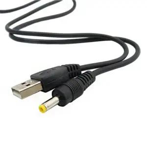 80cm 5V 1A USB-DC 전원 충전 케이블 PSP 1000 2000 3000용 충전 코드 4.0x1.7mm 플러그 USB 케이블