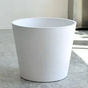 우레탄 플라스틱 스탠다드 화분 L 50x42cm 화이트 (WFKB06V)