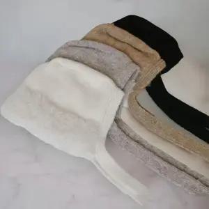 [다잇템]여성 모피 트리밍 후디 퍼 스웨터 바라클라바_P414600641