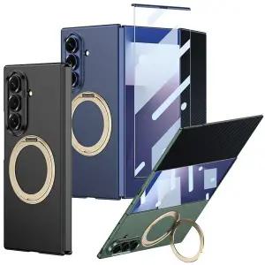 갤럭시 Z 트라이폴드 제트 지 맥세이프 링 거치대 슬림 매트 하드 핸드폰 케이스