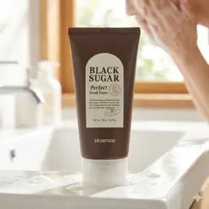스킨푸드 블랙 슈가 퍼펙트 스크럽 폼 180g
