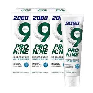2080 프로나인 후레쉬민트향 치약 120gx3