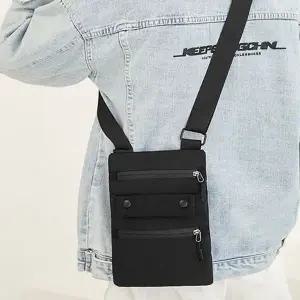 [하프클럽/]남자 학생 미니 크로스백 신상 메신저백 블랙 가방