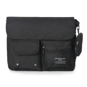 [하프클럽/]캐주얼 학생 숄더백 패션 가방 인기 블랙 메신저백