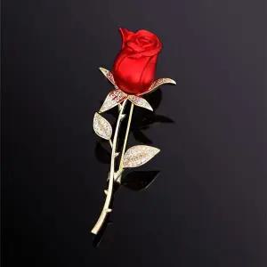 [하프클럽/]꽃 5월 카네이션 붉은 스승의날 브로치 어버이날 특선 B형