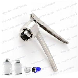 스테인리스 스틸 수동 바이알 크림퍼 플립 오프 캡 병 밀봉 도구