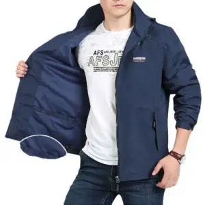 아웃도어 바람막이 점퍼 후드 탈부착 등산 간절기 WAF3E9B