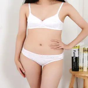 [하프클럽/]주니어 브라팬티세트 패턴 발랄한 무선 이너웨어 2단계 아동용