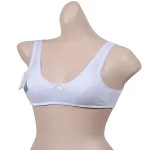 [하프클럽/]주니어 음료수 코튼하트 런닝형 브라 노와이어 AA컵 1단계 경량