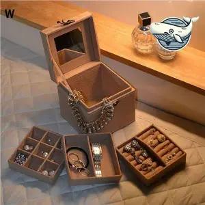 [하프클럽/]우아한 쥬얼리 수납함 디자인 보석 정리함