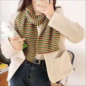 스트라이프 머플러 목도리 겨울 스카프 방한 넥워머
