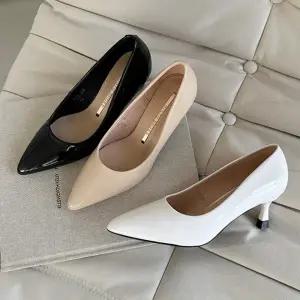 메리제인 토오픈 슬링백힐 웨지힐 펌프스 베이직