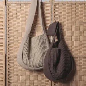 베이직 가벼운니트숄더백 숄더백 가을분위기니트백 WFIL66S