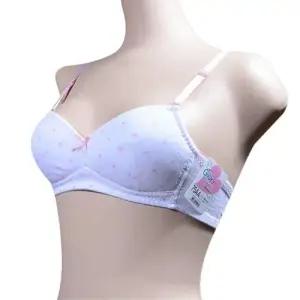 귀여운 노와이어 어깨끈탈부착 주니어 브라 WFIPU9G
