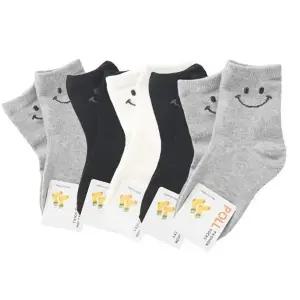 국산 7-8세 초등학생 웃음캐릭터 중목 양말 5켤레 세트 랜덤발송