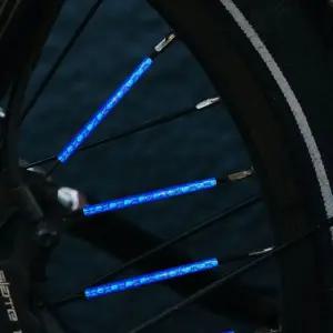 스틱 컬러 라이딩 반사 야간 휠 자전거 (WFKBLEZ)