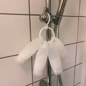 고리형 수영장 실리콘 공병 여행용 휴대용 4P세트 실리콘 공병