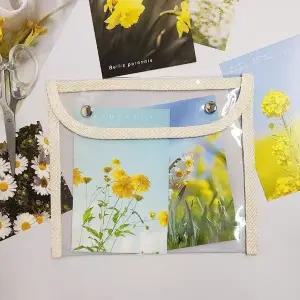 똑딱이 투명 파우치 (WFKBKWL)