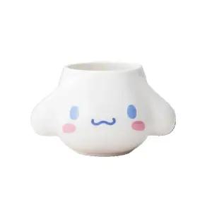 사무실 캐릭터 예쁜 물컵 시나모롤 페이스 입체모형 머그컵 470ml 튼튼한 유치원물병