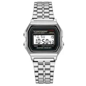 디지털 손목시계 사각 전자시계 패션 타이머 학생 (WFKBRL7)