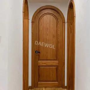 원목 중문 아치형 현관 미닫이 카페 거실 공간 분리