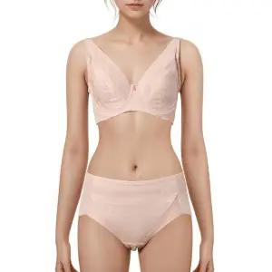 [롯데백화점]비비안 BBM 등살보정 기능성 DEFG컵 브라 햄팬티 세트 BR3522QBP3522P