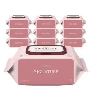 베베숲 시그니처 위드레드 70매 캡형 10팩 아기물티슈 435157