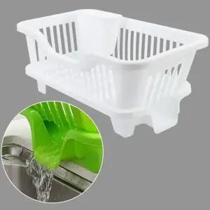 고퀄리티   식기건조대 풀라스틱 선반 물빠짐 플라스틱 싱크대