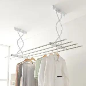 다용도실빨래걸이대 가정 세탁건조대 아파트 원룸 자바라건조대 125cm