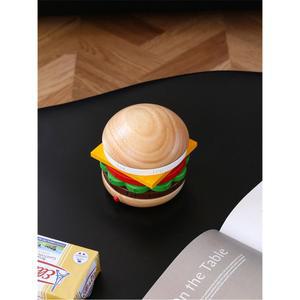 사무실 테이블 인테리어 스피닝 만년달력 달력 햄버거 캘린더 소품