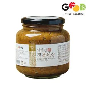 외가집 전통 된장 1kg 국산 콩 100% 시골 수제 집 메주가루 맛있는 한식 요리 찌개 양념 기본베이스 부여군 우리농산물 재래식