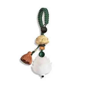 불교 열쇠고리 연꽃디자인 불상장식 연꽃불교 불상열쇠고리 (WFKC5H5)