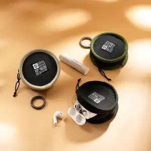 링케 탬버린 백 미니 파우치 에어팟 4 갤럭시 버즈 프로 3 2 무선 이어폰 케이스