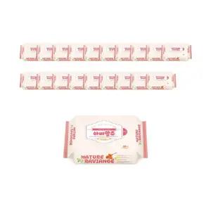 휴대용 미니 물티슈 30매 플레인 20개 일회용티슈 대용량 휴대용물티슈