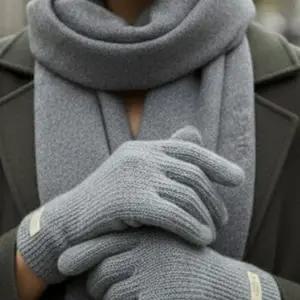 7컬러 여성 포근한 남녀공용 깔끔한 라벨 파스텔톤 겨울 장갑