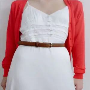 질스튜어트 핸드백 (JABE6E131W2) [길이조절가능] 20mm 브라운 가죽 슬림 여성벨트 JABE6E131