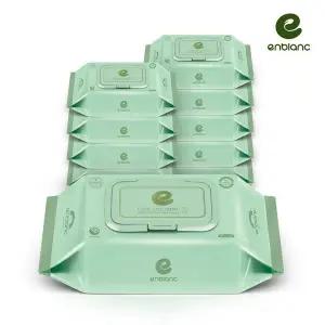 58평량 앙블랑 아기물티슈 세이프 민트 캡형 72매X10팩 434945