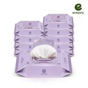 앙블랑 물티슈 세이프 바이올렛 캡형 74매X10팩 아기물티슈 434950