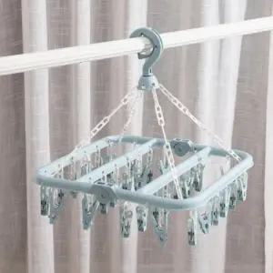 ( )속옷 양말 32클립 빨래집게 건조대 다용도 옷걸이행거