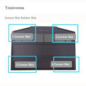 HP 호환파빌리온 5th 6th 15-DK 15-DK0000 TPN-C141 용 새 원본 노트북 하단 케이스 고무 피트 코너 매트