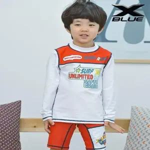 XBLUE 남아동 래쉬가드 상하세트 Z21073 실내수영장