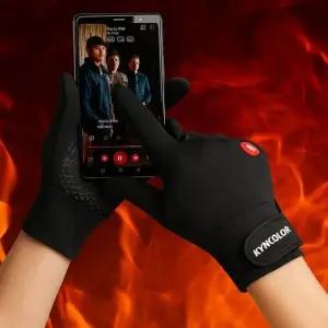 방한장갑 스마트터치 여자 블랙 스포츠장갑 자전거장갑 남자 겨울