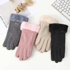 여성 스마트폰 터치 겨울 털장갑 LM 0510 터치 털 여자 중년 장갑 겨울 아줌마